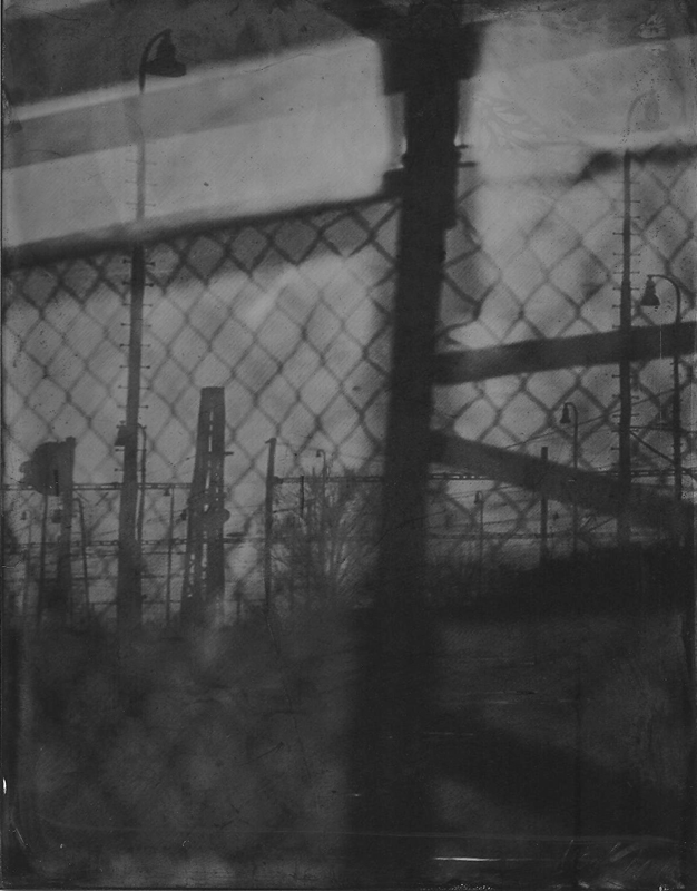 Renata Vogl scanned original ferrotype, industrial reflection No4, original size 13x10 cm